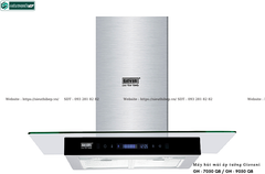 Máy hút mùi Giovani GH - 7050 QB / GH - 9050 QB (Áp tường, kính chữ T)