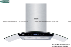 Máy hút mùi Giovani GH - 7029 QB / GH - 9029 QB (Áp tường, kính cong)