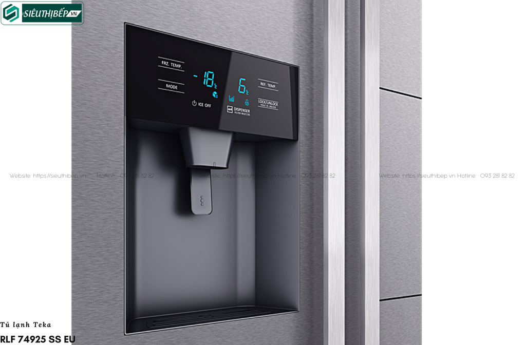 Tủ lạnh Teka RLF 74925 SS EU (Side by side đứng độc lập)