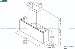 Máy hút mùi Elica RULES (Áp tường - Made in Italy)