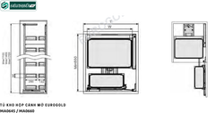 Tủ kho Eurogold MA0645 / MA0660 (Inox hộp cánh mở)