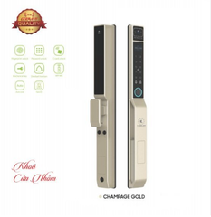 Khóa điện tử cửa nhôm Kassler KL - 599VF Champage Gold