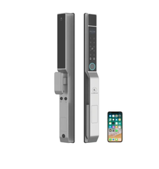 Khóa điện tử cửa nhôm  Kassler KL - 599 Pro Grey/Champage Gold