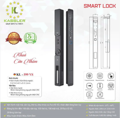 Khóa điện tử cửa nhôm Kassler KL - 599VS