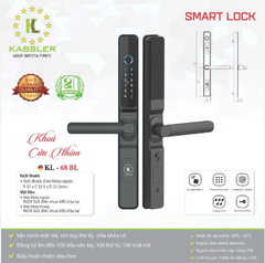 Khóa điện tử cửa nhôm Kassler KL - 68BL