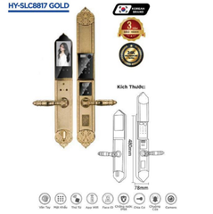 Khóa điện tử đại sảnh Hyundai HY - SLC 8817 Gold