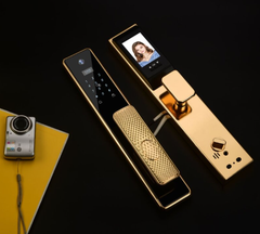 Khóa điện tử Hubert cửa gỗ HB CG99 Gold 24K