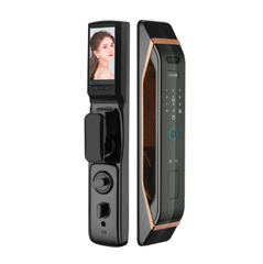 Khóa điện tử Hubert cửa gỗ HB CG68VF Copper