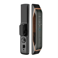 Khóa điện tử Hubert cửa gỗ HB CG68 Copper