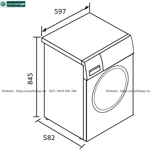 Máy giặt độc lập Fagor 3FE - 10514 (10Kg)