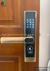 Khóa điện tử Kassler KL - 656 COPPER / KL - 656 GREY mở khóa bằng APP Bluetooth thông minh