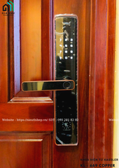 Khóa điện tử Kassler KL - 669 COPPER / KL - 669 BLACK mở khóa bằng APP điện thoại thông minh