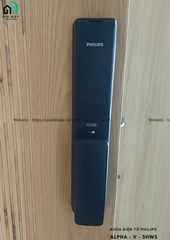 Khóa điện tử Philips Alpha - V - 5HWS (Mở cửa bằng APP Wifi thông minh)