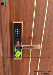 Khóa điện tử Kassler KL - 656 COPPER / KL - 656 GREY mở khóa bằng APP Bluetooth thông minh