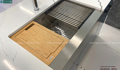 Chậu rửa bát Konox KN 8051AS - Retta (Inox 1 hộc)