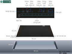 Bếp từ đôi Pramie IPP - 6588 (Made in Malaysia)