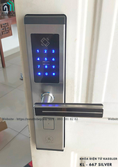 Khóa điện tử Kassler KL - 667 COPPER / KL - 667 SILVER (Thép phủ Nano cao cấp)