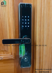 Khóa điện tử Kassler KL - 669 COPPER / KL - 669 BLACK mở khóa bằng APP điện thoại thông minh