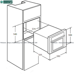 Lò nướng Arber ABLN57L (Âm tủ - 57 Lít)