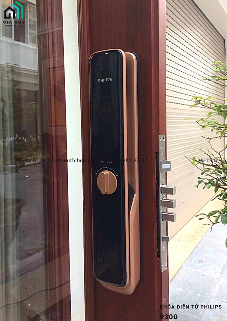 Khóa điện tử Philips 9300 (Mở khóa Gateway tối tân)