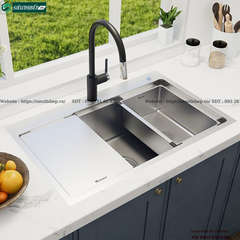 Chậu rửa bát inox Konox KN 8151TS Dekor - Basic (1 hộc - lắp dương)