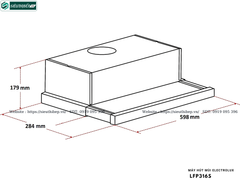 Máy hút mùi Electrolux LFP316S (Âm tủ)