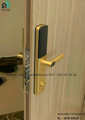Khóa điện tử Kassler KL - 678 GOLD mở khóa bằng APP điện thoại thông minh