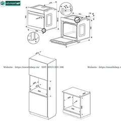 Lò nướng Fagor 8H - 275AX A (77 Lít - Âm tủ)