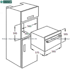 Lò nướng Fagor Q-GLASS 8H - 185TCN A (77 Lít - Âm tủ)
