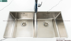 Chậu rửa bát Konox CUBE 8744DU / CUBE 8144DU (Inox 2 hộc đều)