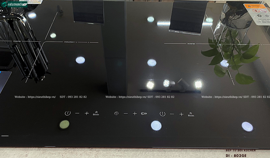 Bếp từ đôi Kocher DI - 802GE (Made in Germany)