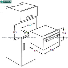 Lò nướng Fagor 8H - 195TCX A (77 Lít - Âm tủ)