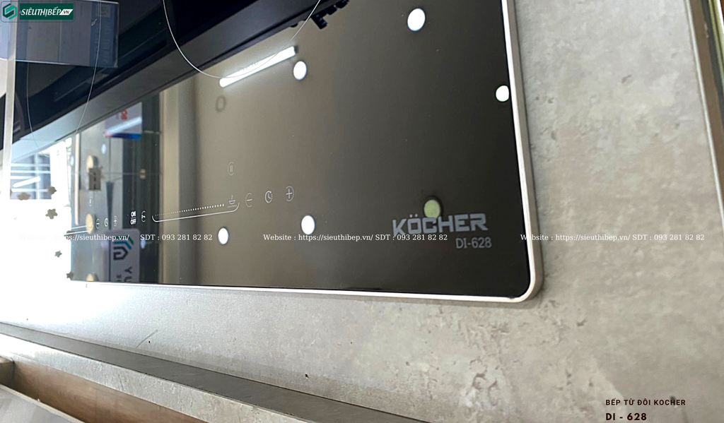 Bếp từ đôi Kocher DI - 628 (Made in Malaysia)