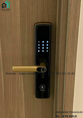 Khóa điện tử Kassler KL - 678 GOLD mở khóa bằng APP điện thoại thông minh