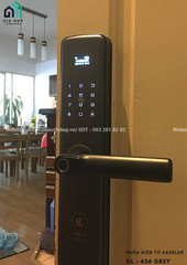 Khóa điện tử Kassler KL - 656 COPPER / KL - 656 GREY mở khóa bằng APP Bluetooth thông minh