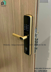 Khóa điện tử Kassler KL - 678 GOLD mở khóa bằng APP điện thoại thông minh