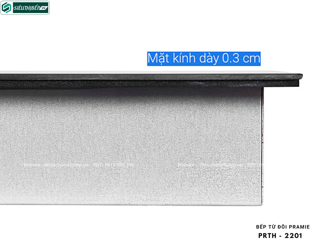 Bếp từ đôi Pramie PRTH - 2201 (Made in Thailand)