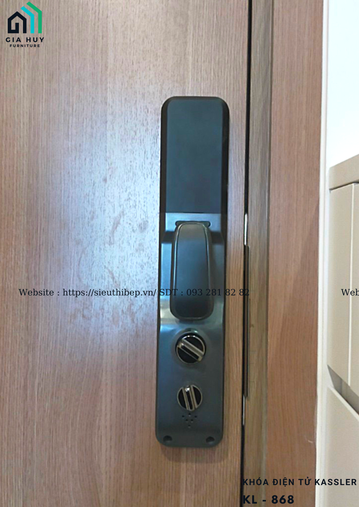 Khóa điện tử Kassler KL - 868 mở khóa bằng APP điện thoại