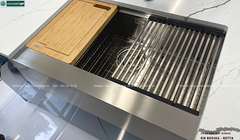 Chậu rửa bát Konox KN 8051AS - Retta (Inox 1 hộc)