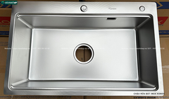 Chậu rửa bát inox Konox KN 8151TS Dekor - Basic (1 hộc - lắp dương)