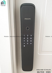 Khóa điện tử Philips DDL702E - 5HWS (32 ký tự mã số ảo)