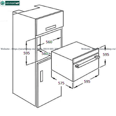 Lò nướng Fagor F - CLASS 8H - 185BSM A / 8H - 185BX A (62 Lít - Âm tủ)
