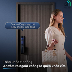 Khóa điện tử Philips Alpha - V - 5HWS (Mở cửa bằng APP Wifi thông minh)