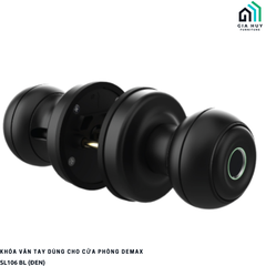 Khóa vân tay Demax SL106 SV / SL106 BL (Dùng cho cửa phòng - Mở khóa bằng Bluetooth thông minh)