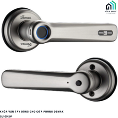Khóa vân tay Demax SL109 BL / SL109 SV (Dùng cho cửa phòng - Mở khóa bằng Bluetooth thông minh)
