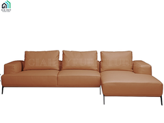 Bộ Sofa HORSENS (Góc phải / Góc trái - Da France, Màu kem / Màu nâu)