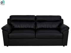 Bộ Sofa MORENO (3 chỗ - Da Santos/PVC, Màu Đen)