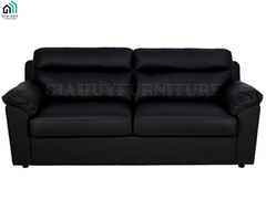 Bộ Sofa MORENO (3 chỗ - Da Santos/PVC, Màu Đen)