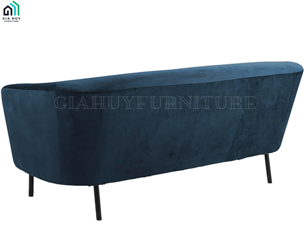 Bộ Sofa BILOXI (3 chỗ - Vải Sofina, Màu xanh dương)