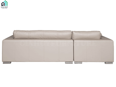 Bộ Sofa AMERIA (Góc trái - Da Bò, Màu kem)